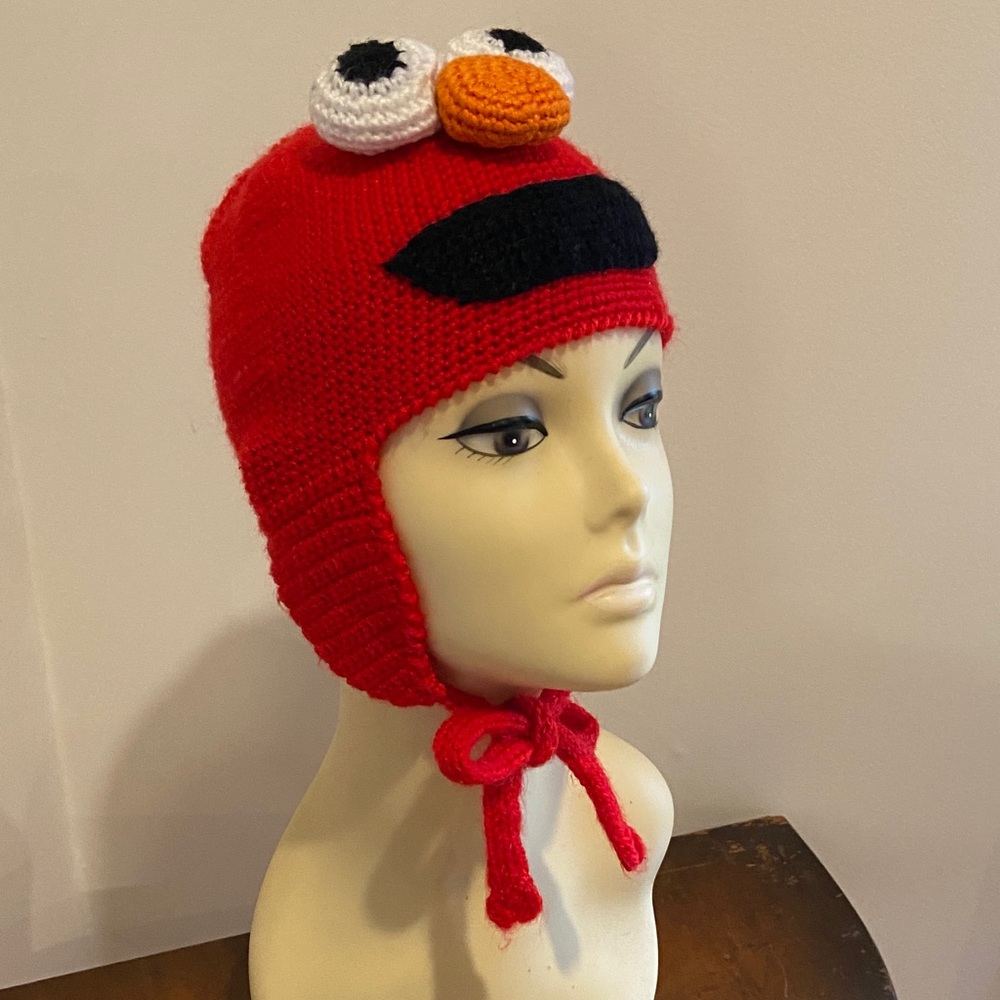 Elmo Red Knit Hat - Picture 3 of 4